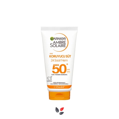 Garnier Ambre Solaire Koruyucu Süt Yüz & Vücut için SPF50 50 ml