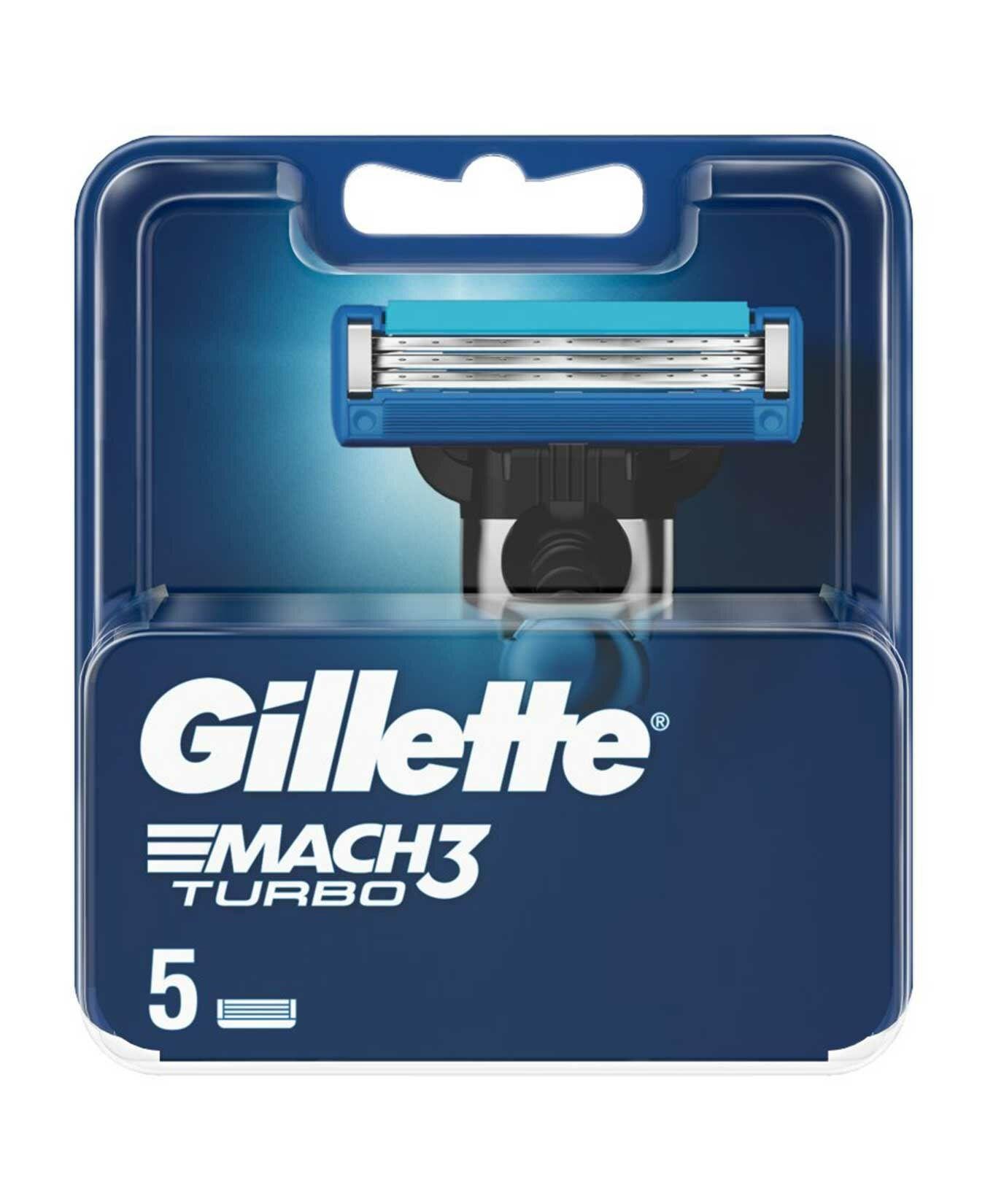 GILLETTE MACH3 TURBO TIRAS BICAGI YEDEK 5LI