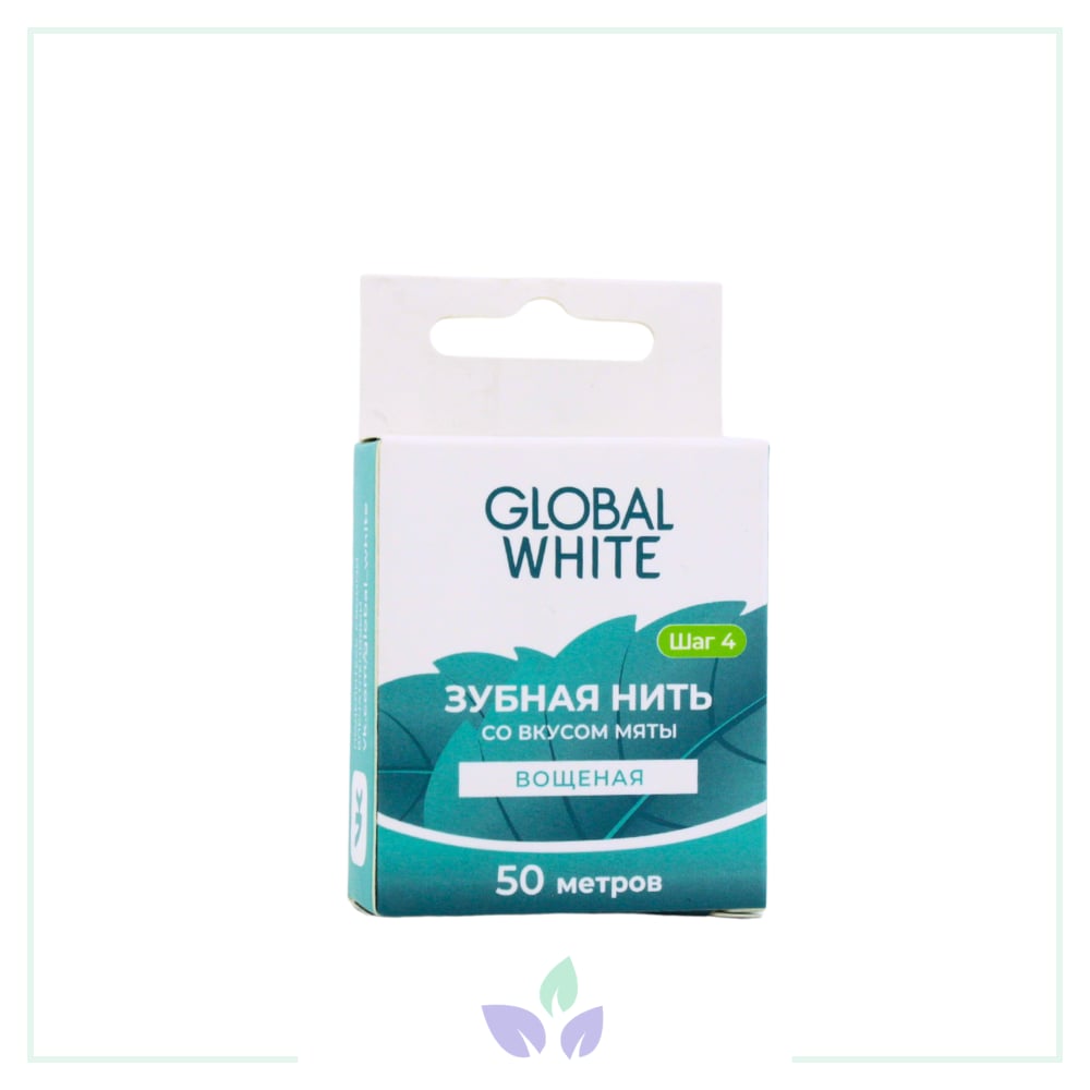 Global White Diş İpi Naneli 50 mt