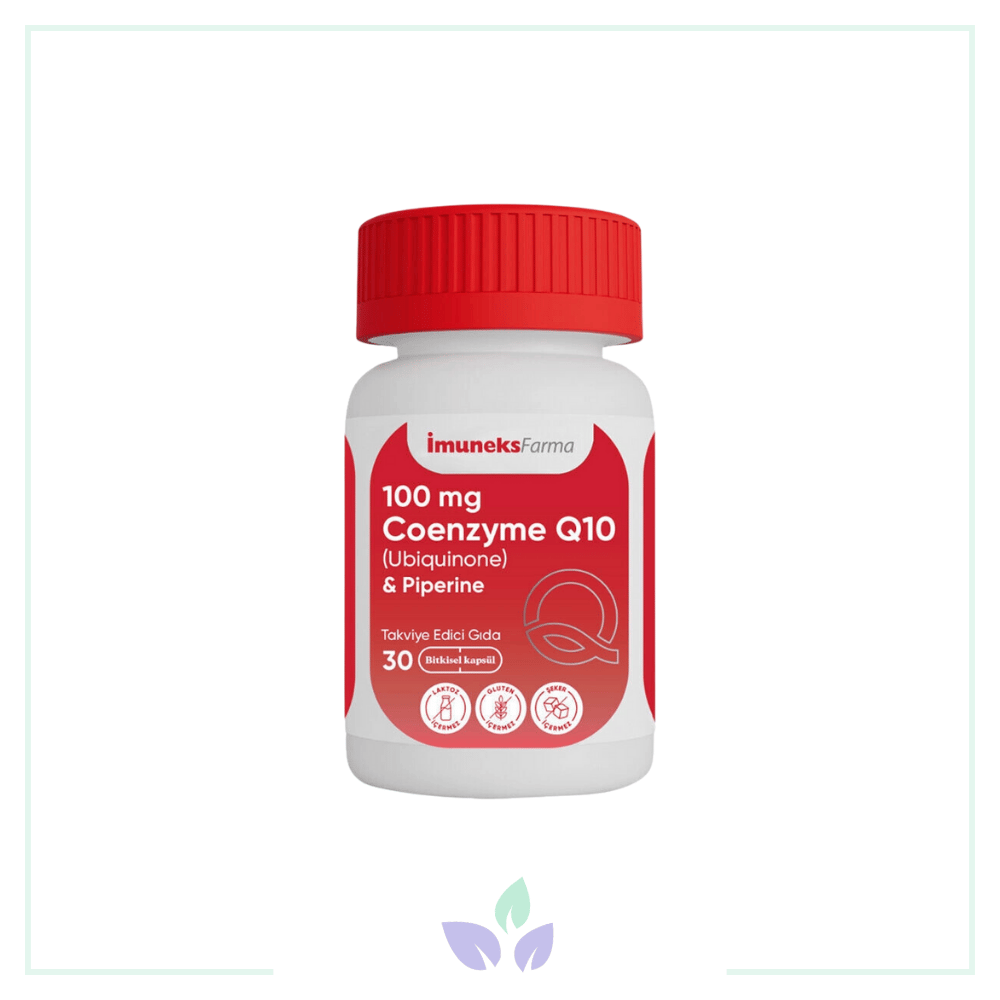 İmuneks Farma Coenzyme Q10 100 mg 30 Kapsül