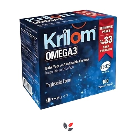 Krilom Omega 3 Yumuşak Kapsül 100 Kapsül