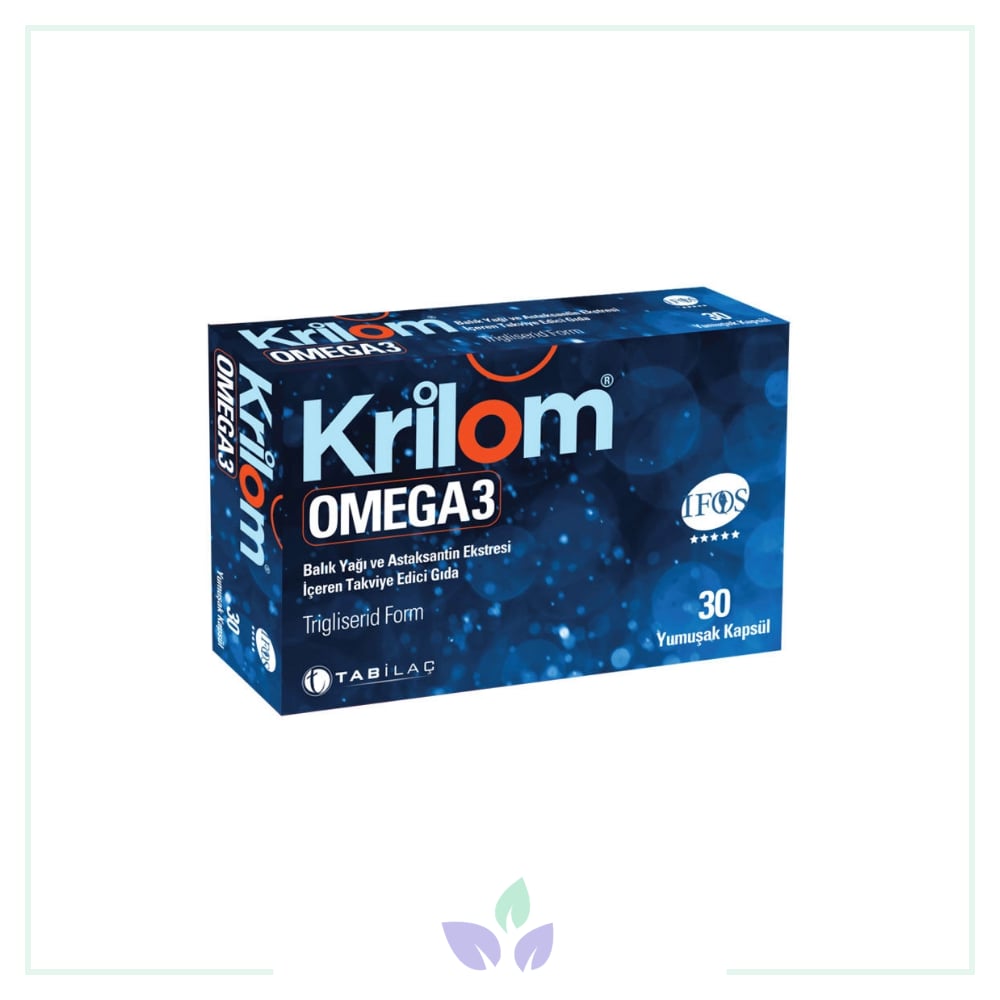 Krilom Omega 3 Yumuşak Kapsül 30 Kapsül