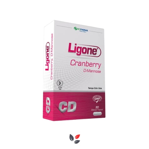 Ligone Cranberry D-Mannose 30 Bitkisel Kapsü