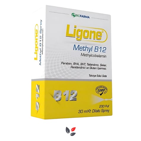Ligone Methyl B12 Methylcobalamin Dilaltı Sprey 30 ml