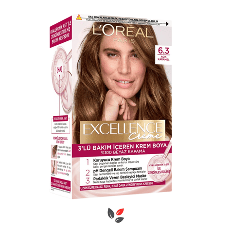 Loreal Excellence Intense 6.32 Karamel Kahve Saç Boyası