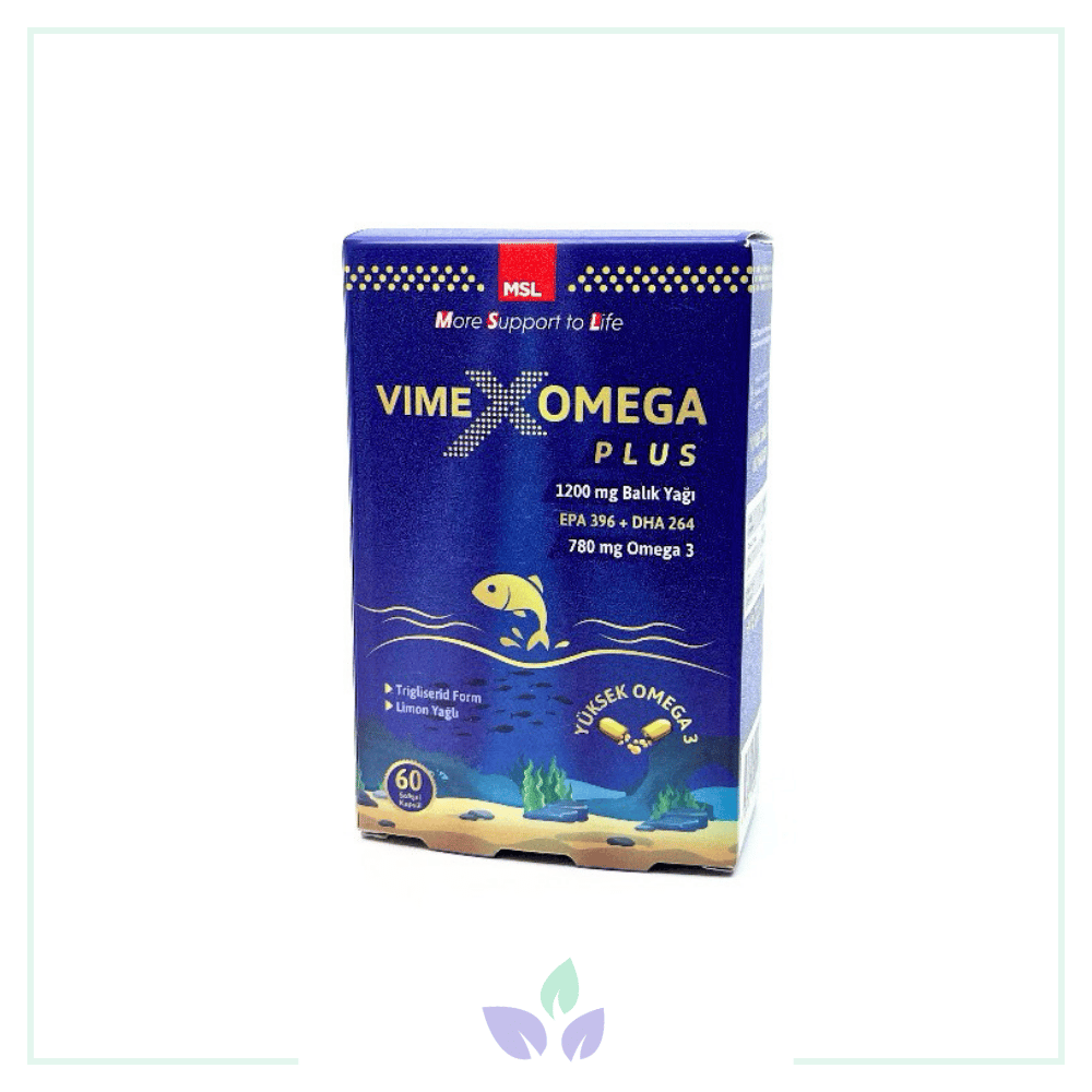 Msl Vimex Omega Plus 60 Kapsül