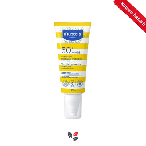 Mustela Very High Protection Sun Lotion SPF50+ 200ml - KUTUSU HASARLI