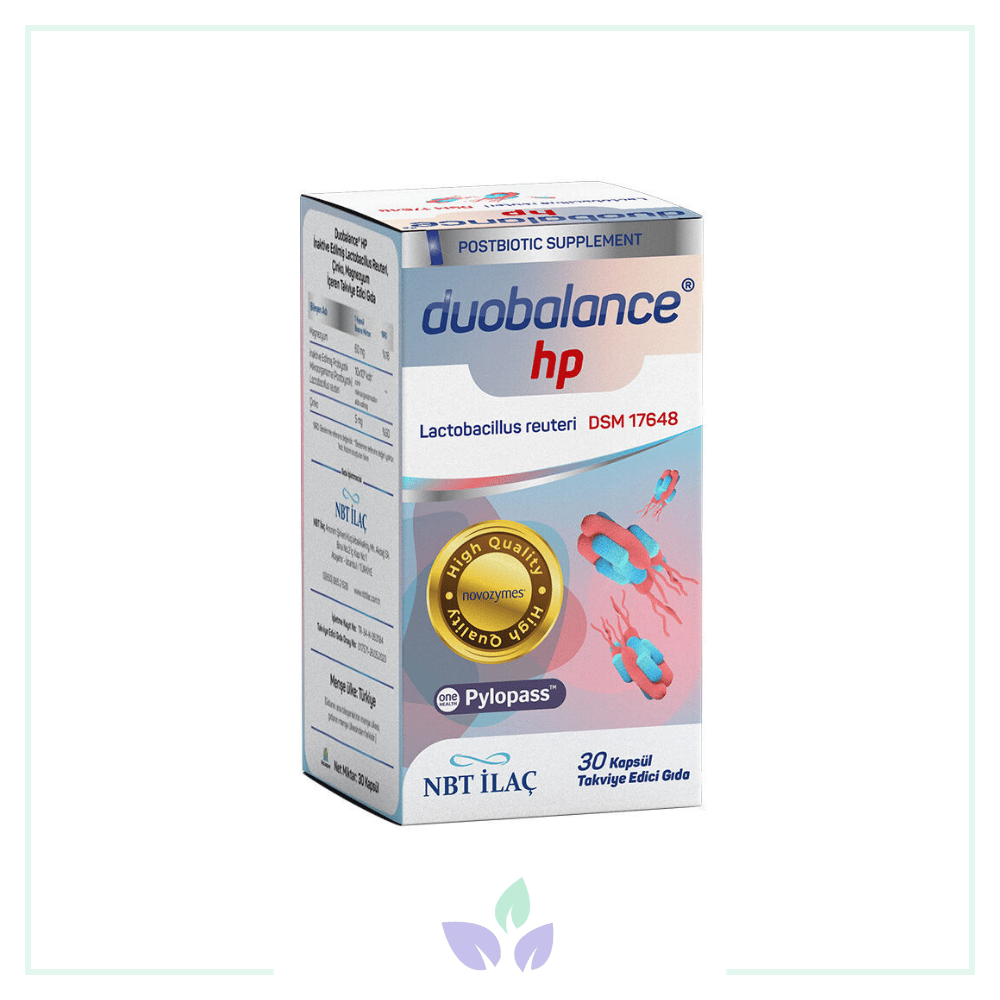 NBT Life Duobalance HpTakviye Edici Gıda 30 Kapsül