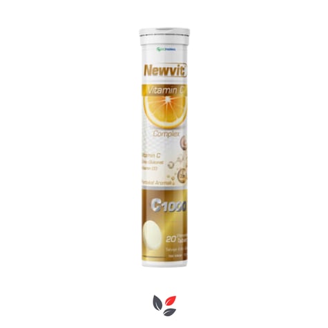 Newvit Vitamin C Complex Efervesan Tablet 20'li