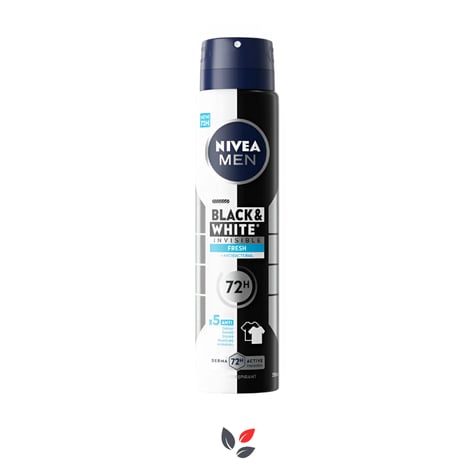 Nivea Men Erkek Sprey Deodorant Black&White Invisible Fresh 150 ml