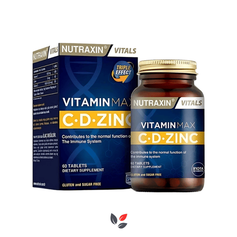 Nutraxin Vitamin Max C.D Çinko 60 Tablet