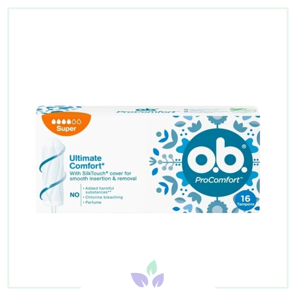 o.b. Procomfort Tampon Ultimate Comfort Süper 16'lı