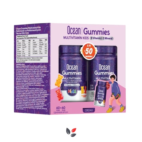 Ocean Gummies Multivitamin 60 Çiğnenebilir Jel Form 2'li