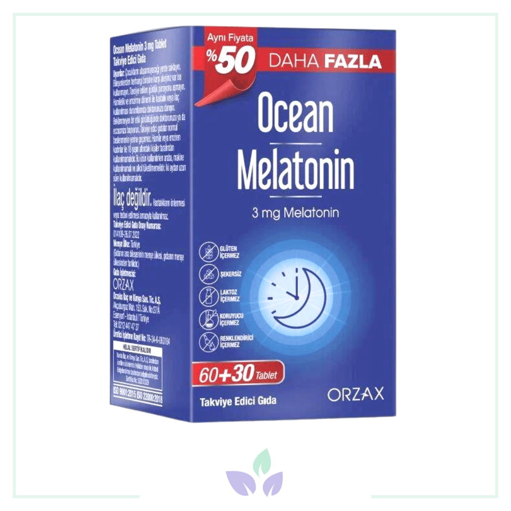Ocean Melatonin 3 mg 60+30 Tablet