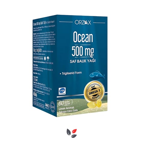 Ocean Saf Balık Yağı 500 mg 60 Kapsül