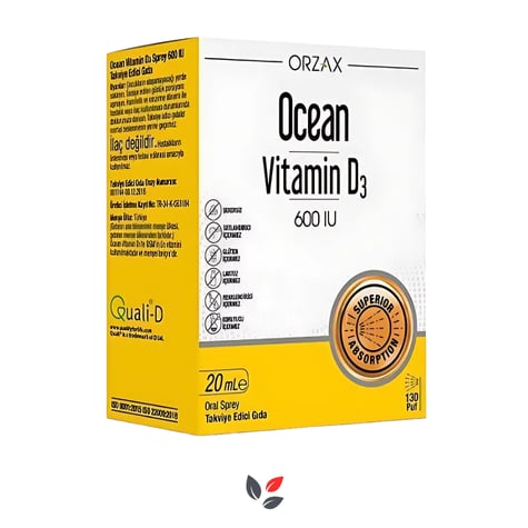 Ocean Vitamin D3 600 IU Sprey 20 ml
