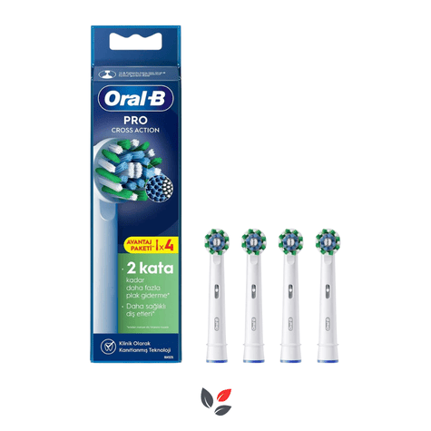 Oral-B Pro Cross Action X-Filament 4'lü Diş Fırçası Başlığı