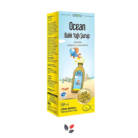 Orzax Ocean Omega3 Şurup 150 ml - Limon 