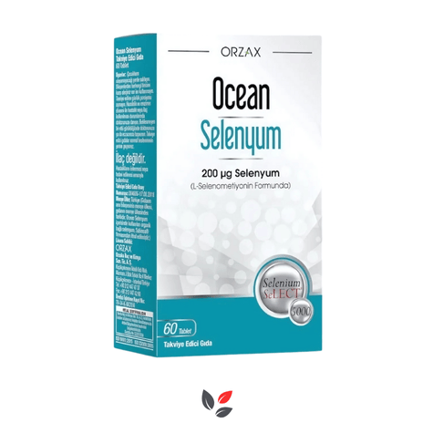 Orzax Ocean Selenyum Takviye Edici Gıda 60 Tablet