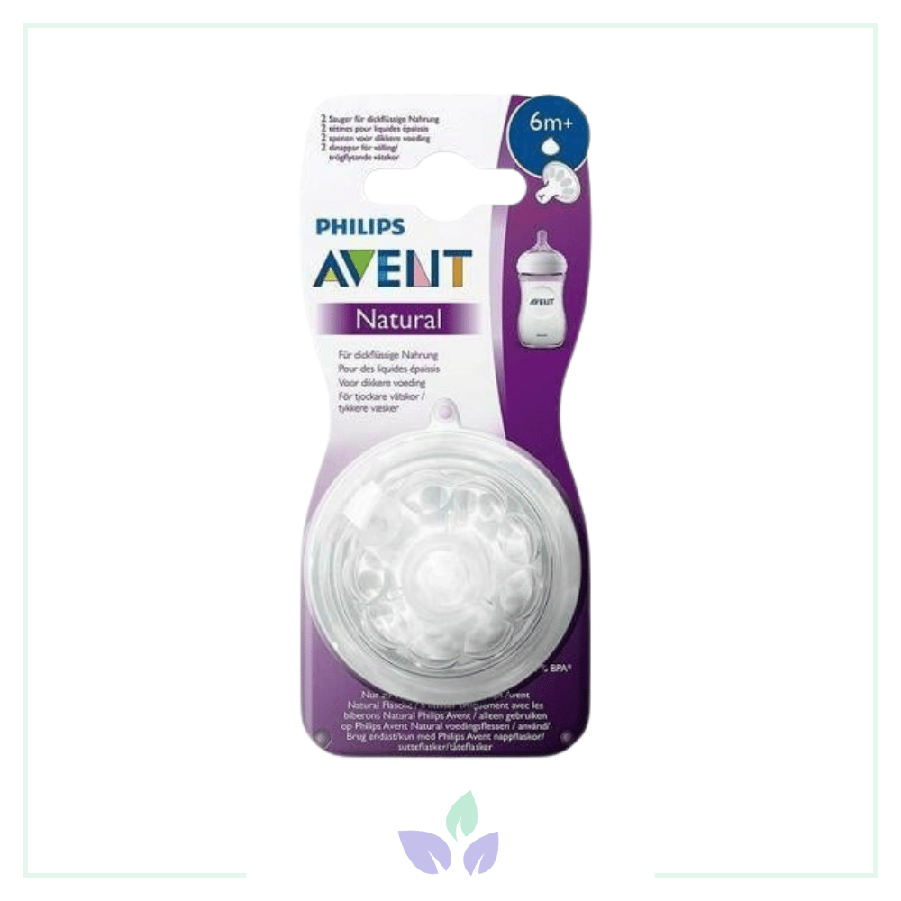 Philips Avent Natural Biberon Emziği Y Kesik 6m+ 2li SCF046/27