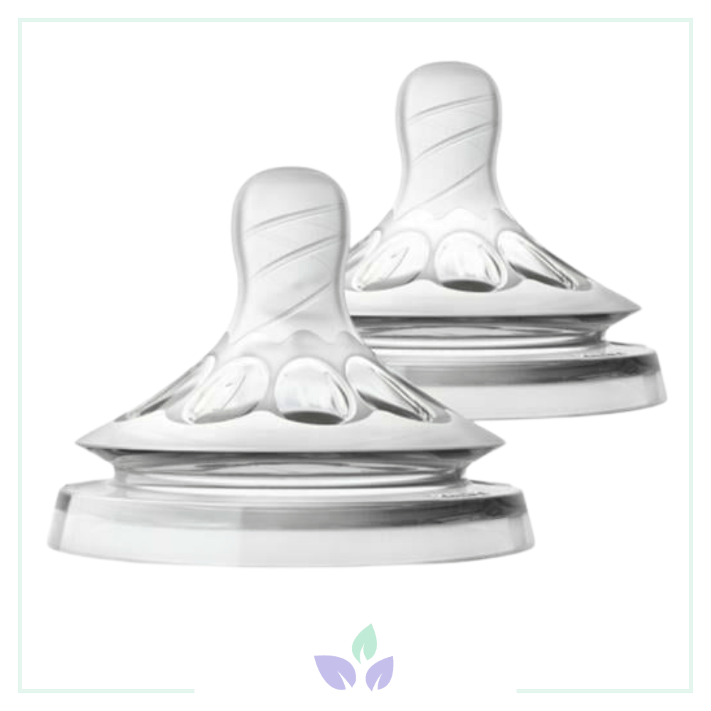 Philips Avent Scf044/27 Natural Silikon Biberon Emziği 2Li 6+ Ay 3 Delikli