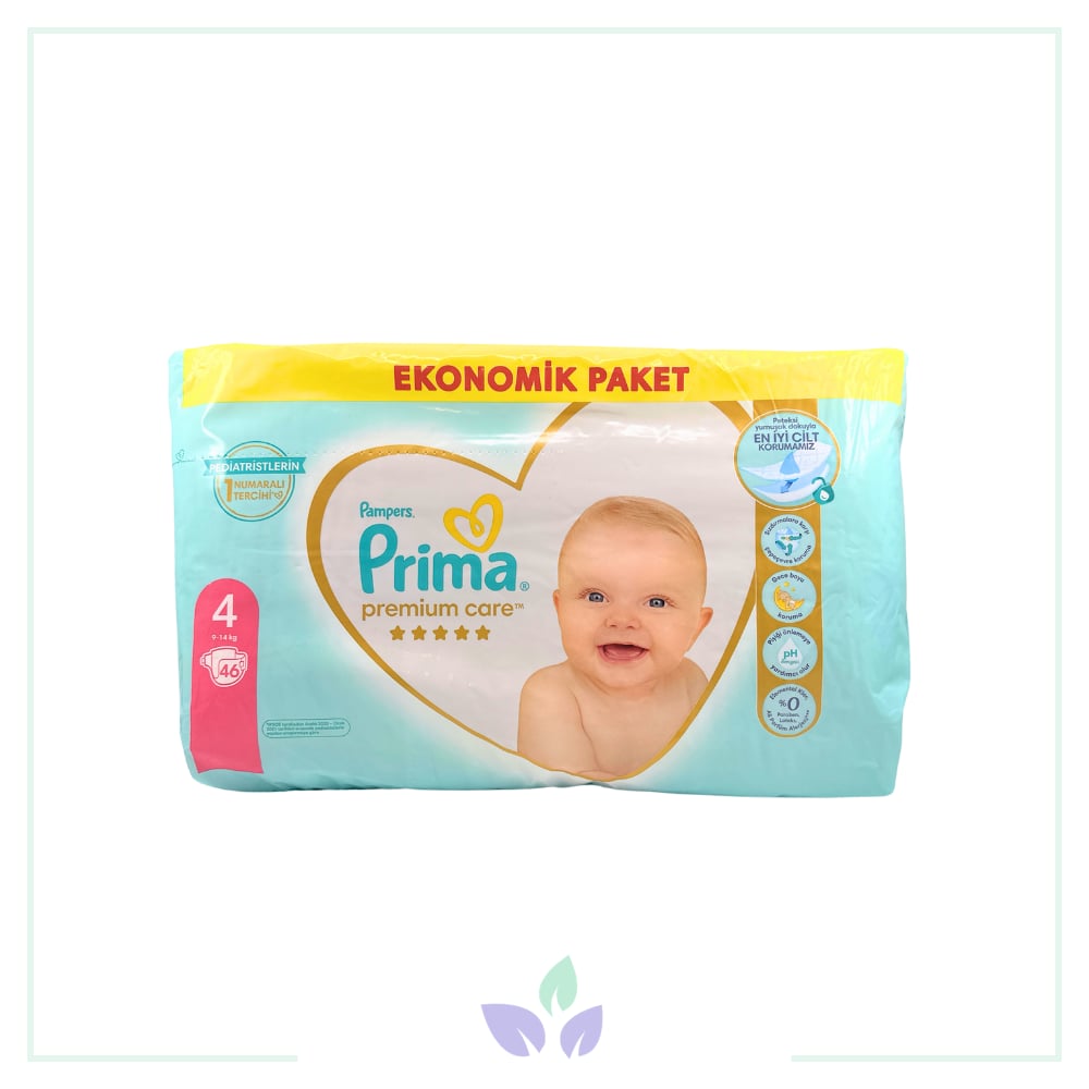 Prima Premium Care 4 Numara Maxi 46 lı Bebek Bezi