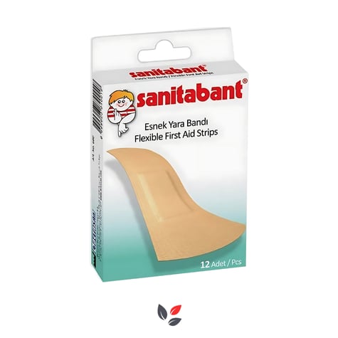 Sanitabant Esnek Yara Bandı 12'li