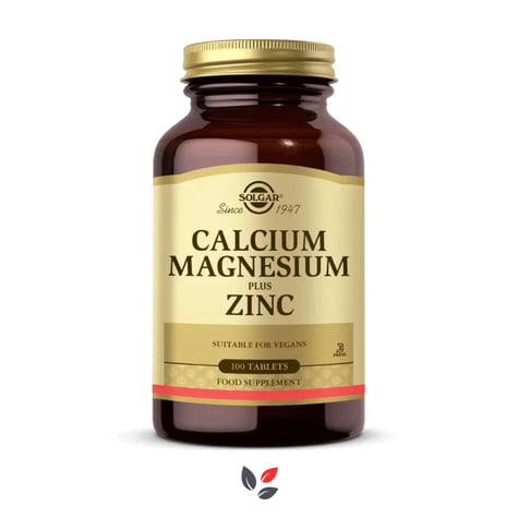 Solgar Calcium Magnesium Plus Zinc 100 Tablet