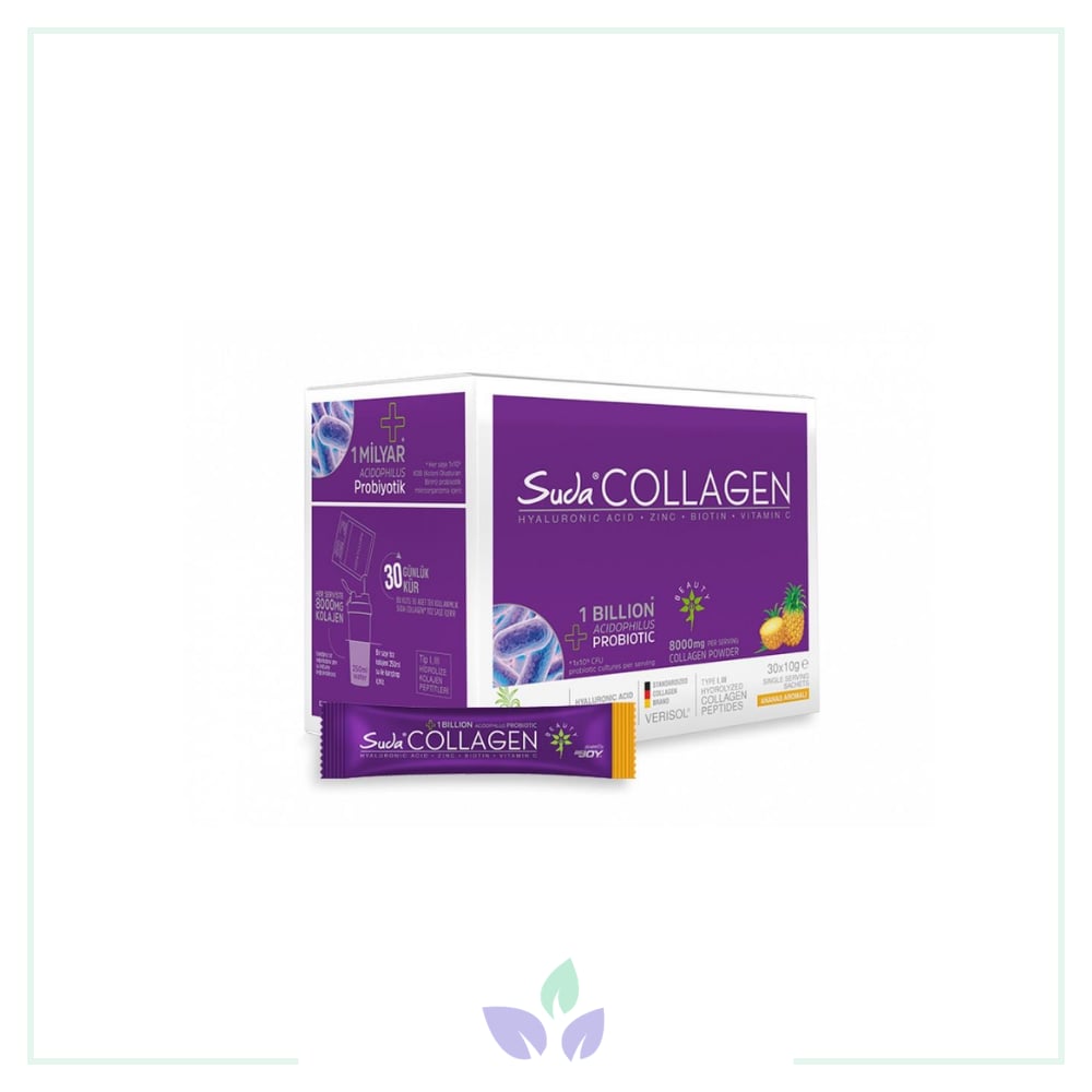Suda Collagen Ananas Aromalı 30 x 10 gr - Toz Saşe