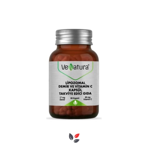 Venatura Lipozomal Demir ve Vitamin C 60 Kapsül