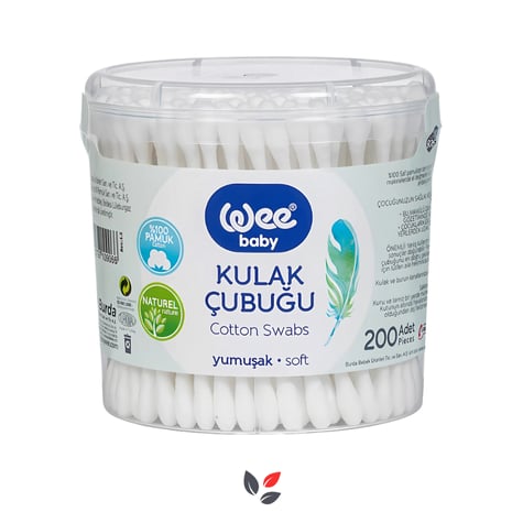 Wee Baby Pamuklu Kulak Çubuğu 200 Adet
