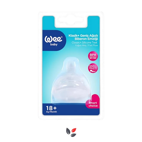 Wee Baby Silikon Biberon Emziği Yoğun Akış No:3