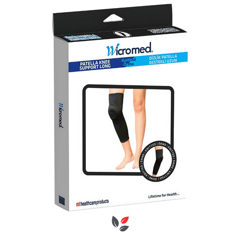 Wicromed Patella Destekli Örgü Dizlik - Small