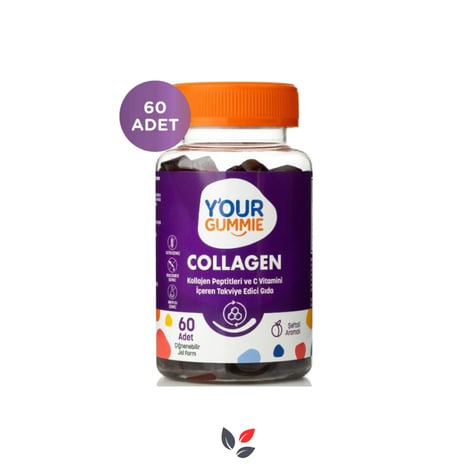 Y'our Gummie Collagen Multi Gummies Vitamin 60 Adet Çiğnenebilir Jel Form