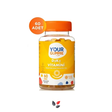 Y'our Gummie D3K2 Multi Gummies Vitamin 60 Adet Çiğnenebilir Jel Form