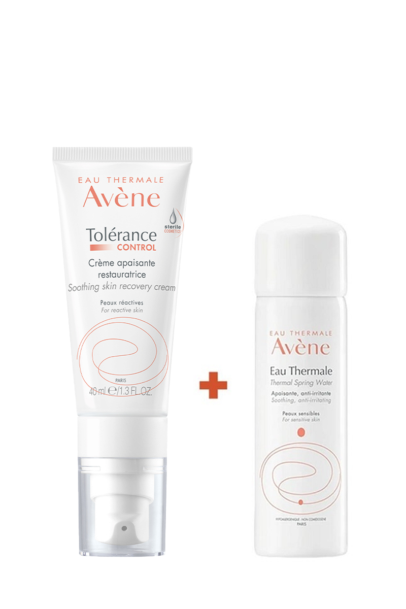 Yüz NemlendiricileriAveneAvene Tolerance Control Cream 40 ml + Termal Su 50 ml HEDİYE