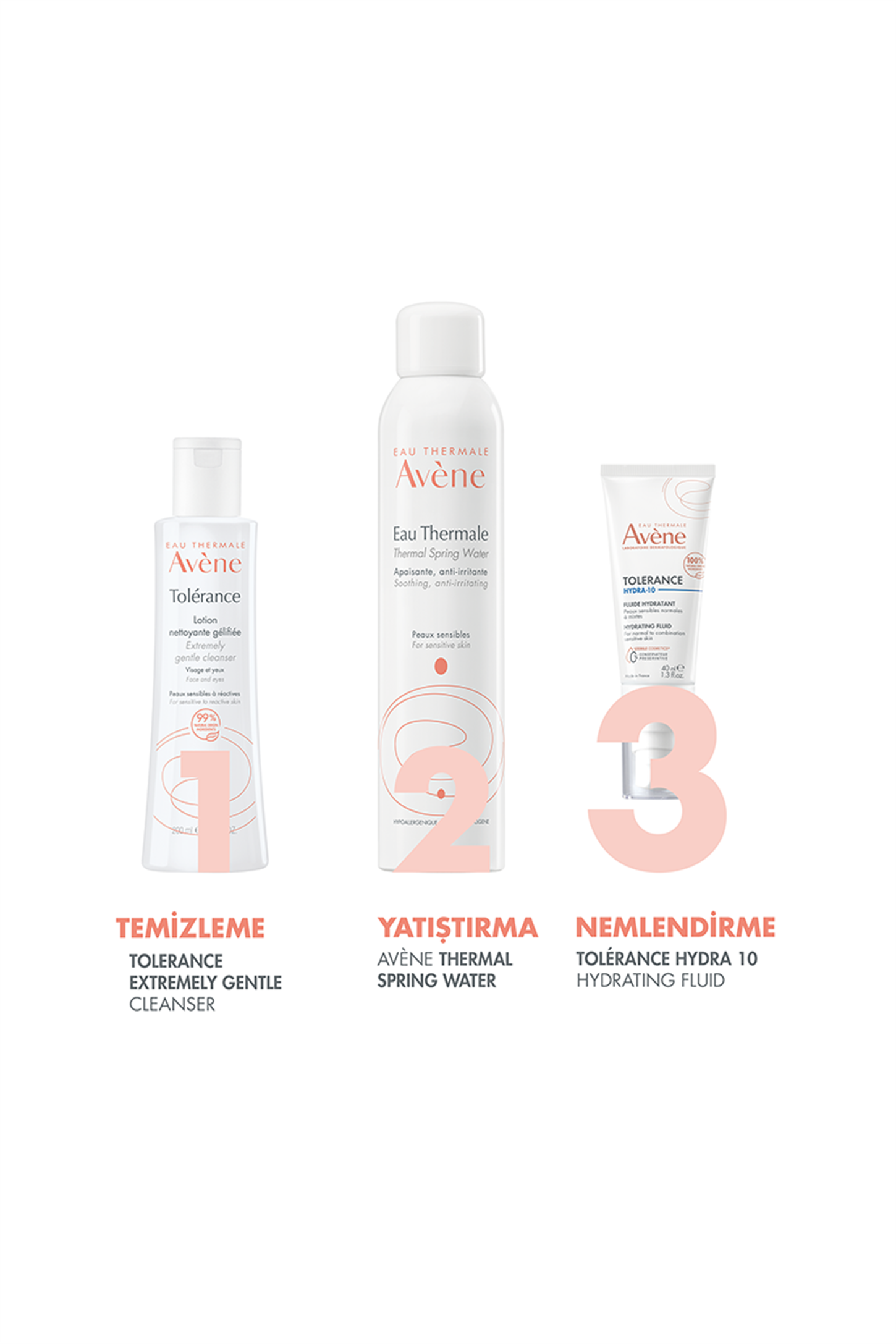 Овлажнители за лицеAveneAvene Tolerance Hydra-10 Fluide 40 ml