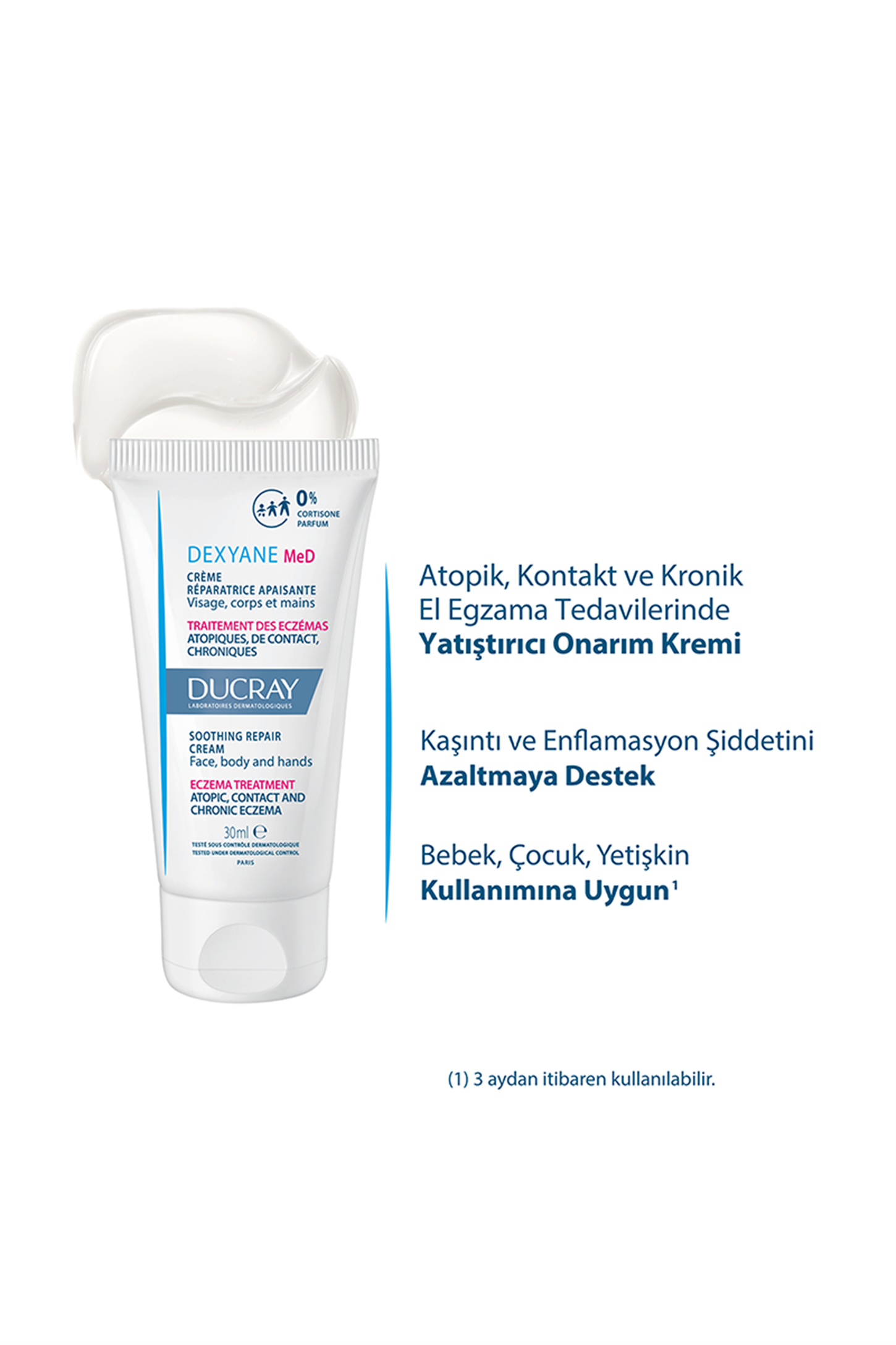 3282770073348 | Ducray Dexyane MeD 30 ml | KozmovitalVücut NemlendiricileriDucrayDucray Dexyane MeD 30 ml