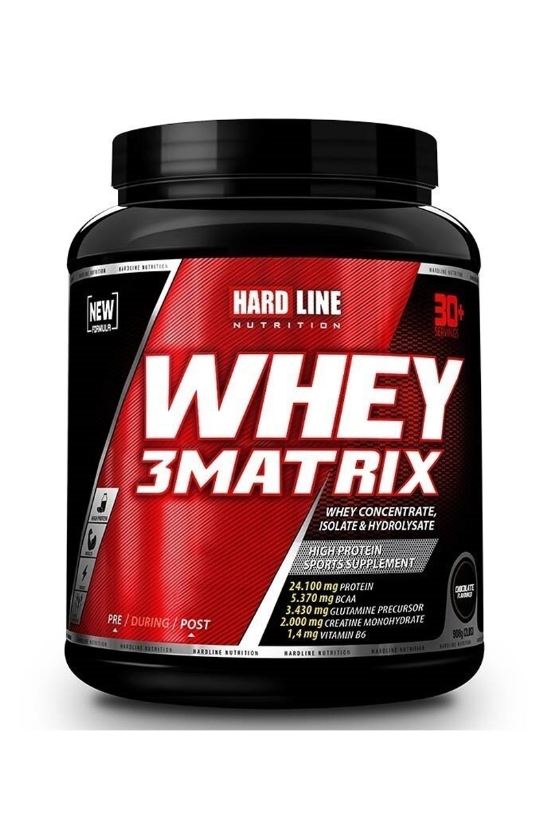 Whey ProteinHardlineHardline Whey 3MATRIX Çikolatalı 908 gr