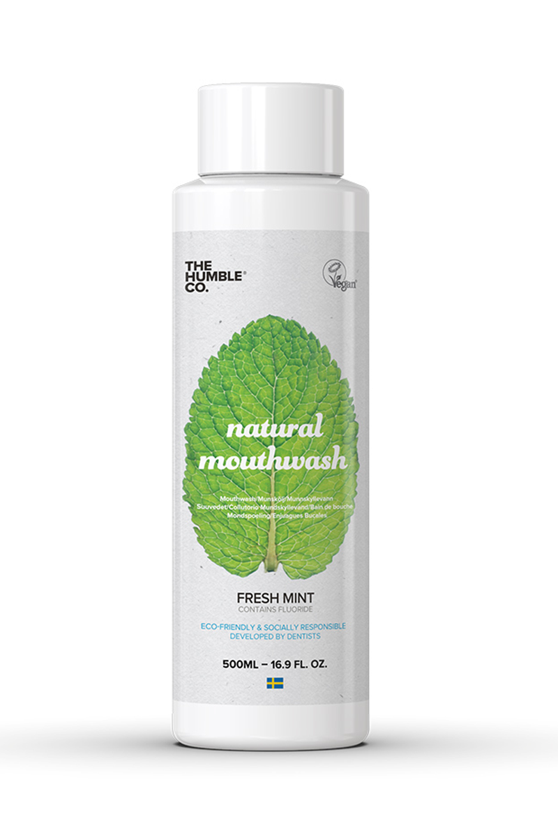 Води за устаHumbleHumble Mouthwash Adult Fresh Mint 500 Ml