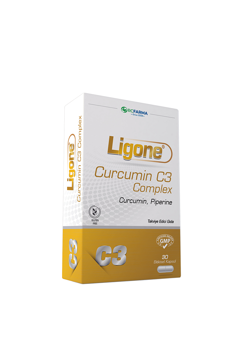 Ligone Curcumin C3 Complex 30 Bitkisel Kapsül | KozmovitalBitkisel ÜrünlerRc FarmaLigone Curcumin C3 Complex 30 Bitkisel Kapsül