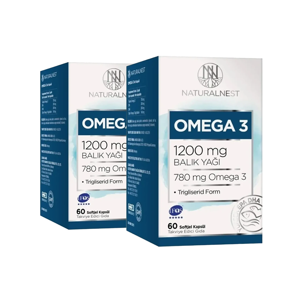 NaturalNest Omega3 30 Tablet 2. Sİ %50 İNDİRİMLİ | KozmovitalOmega 3 / Balık YağıNaturalNestNaturalNest Omega3 30 Tablet 2. Sİ %50 İNDİRİMLİ