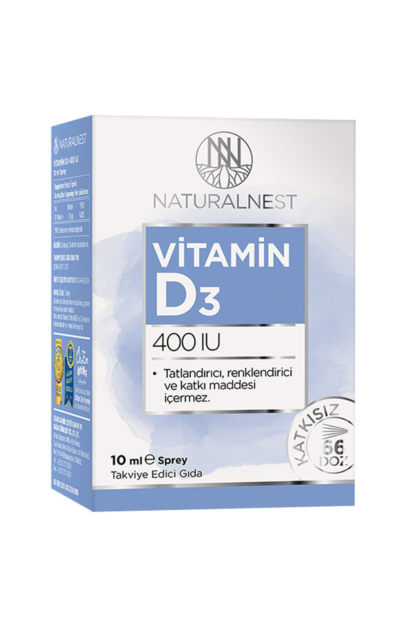 Витамини / мултивитаминиNaturalNestNaturalNest Vitamin D3 400 IU Sprey 10 ml