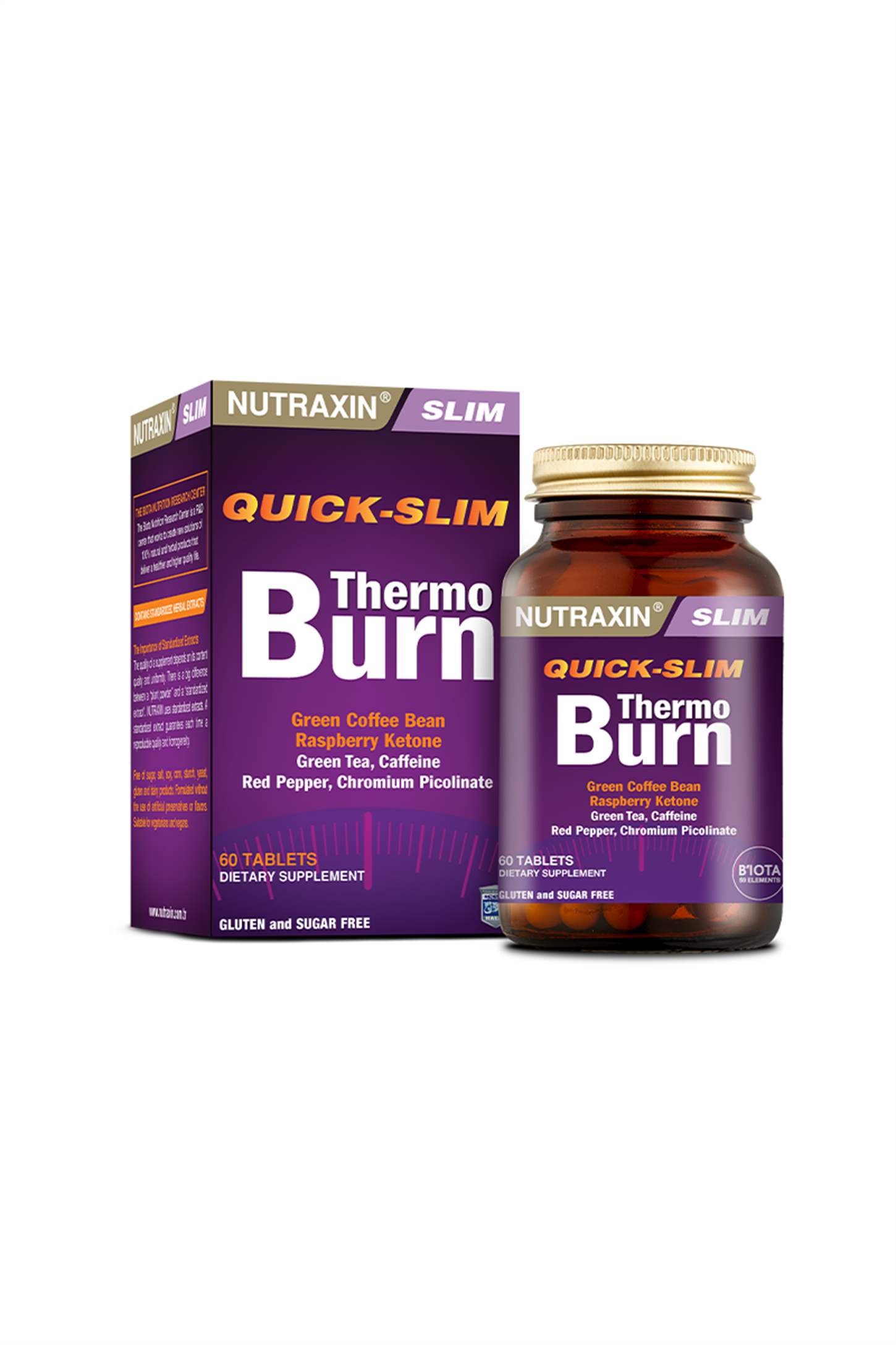 Билкови продуктиNutraxinNutraxin QS Thermo Burn 60 Tablet