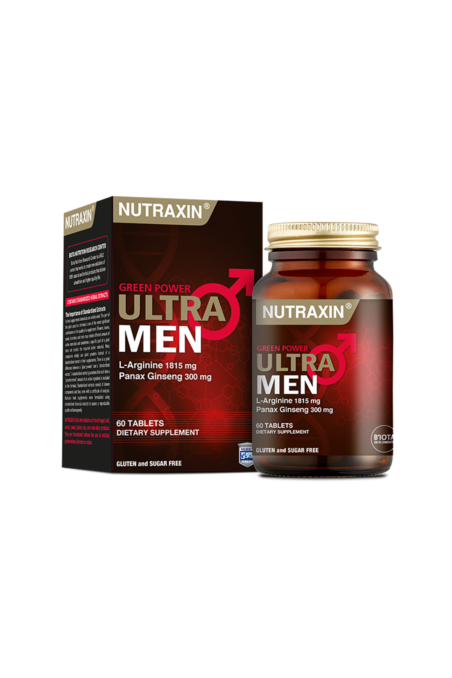8680512607809 | Nutraxin Ultramen 60 Tablet | KozmovitalBitkisel ÜrünlerNutraxinNutraxin Ultramen 60 Tablet