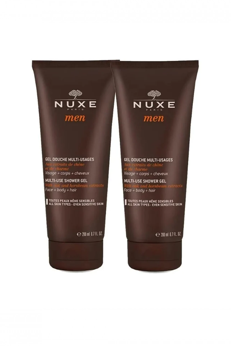 Nuxe Men Duş Jeli 2x200ml | KozmovitalDuş Jeli ve YağlarıNuxeNuxe Men Duş Jeli 2x200ml