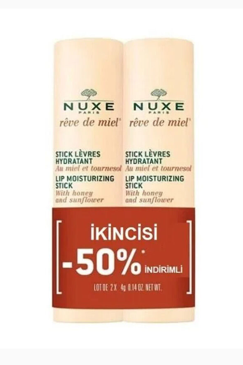 Dudak NemlendiricilerNuxeNuxe Reve De Miel Stick Levres 4gr - İKİNCİSİ %50 İNDİRİMLİ