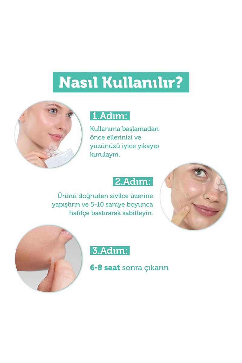 Sivilce ve Siyah NoktaThe Purest SolutionsThe Purest Solutions Hidrokolloid Bandı 36 Adet
