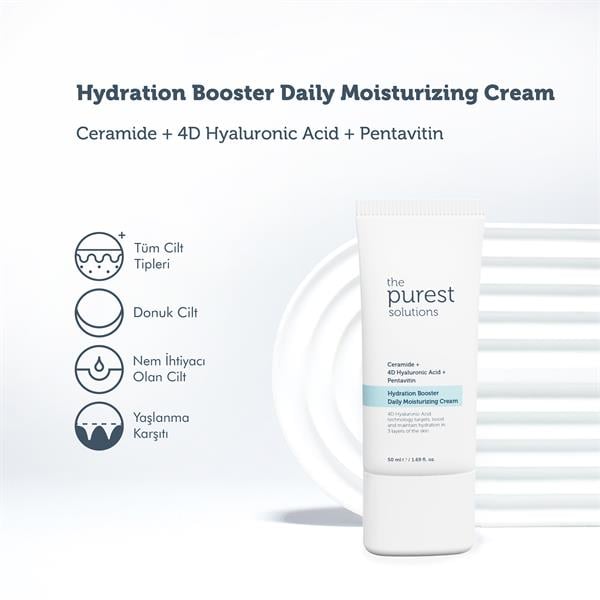Cilt Bakım SerumlarıThe Purest SolutionsThe Purest Solutions Hydration Booster Daily Moisturizing Cream