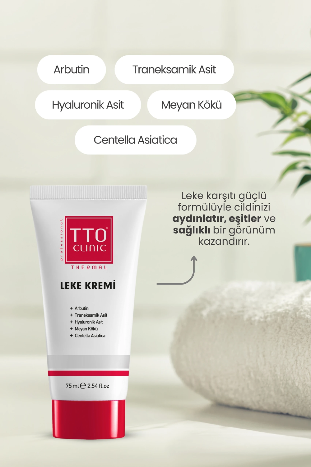 TTO Clinic Leke Kremi 75 ml | KozmovitalLeke BakımıTTOTTO Clinic Leke Kremi 75 ml